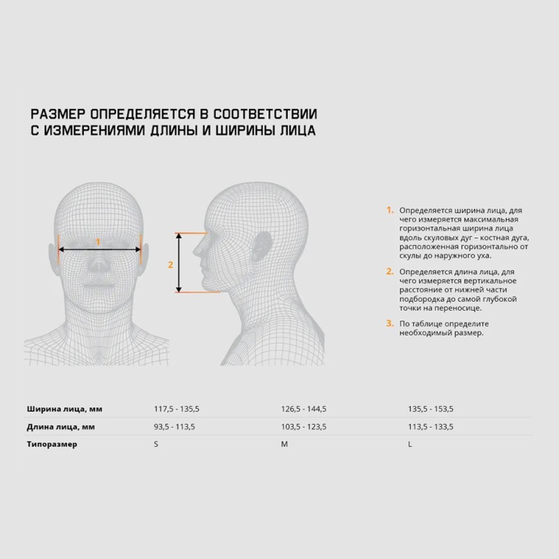 Респиратор Jeta Safety J-SET 6500 размер L: полумаска, фильтры А1, предфильтры P2, держатели