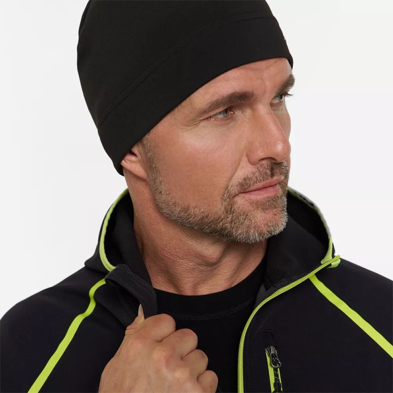 Шапка Finntrail Venom 9718 Graphite, ткань Софтшелл, черный, размер M-L