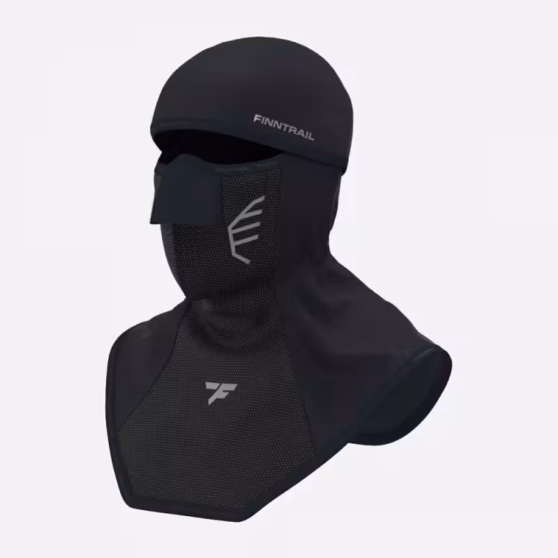 Подшлемник-балаклава Finntrail Raven 9725 Black, черный, размер универсальный