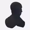 Подшлемник-балаклава Finntrail Raven 9725 Black, черный, размер универсальный