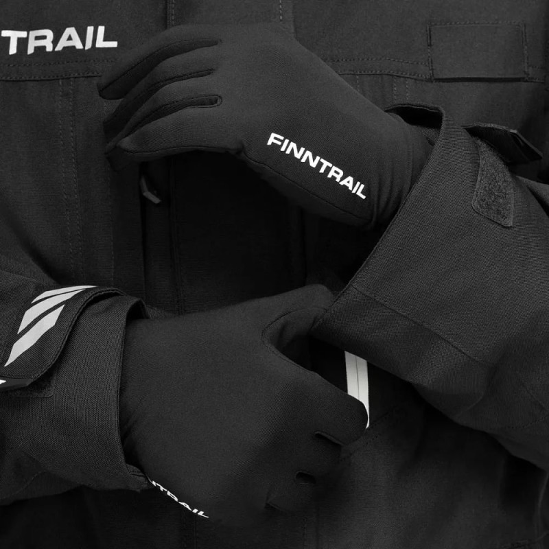 Перчатки для поддевки Finntrail Liner 2703 Black, полиэстер, черный, размер M