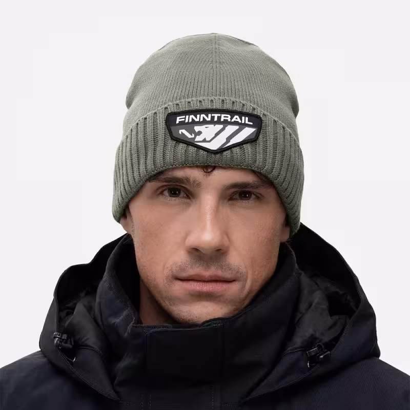 Шапка Finntrail Waterproof Hat 9729 Khaki, мембрана Hard-Tex, хаки, размер M-L