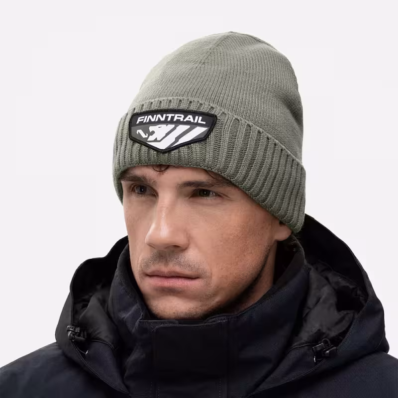 Шапка Finntrail Waterproof Hat 9729 Khaki, мембрана Hard-Tex, хаки, размер M-L