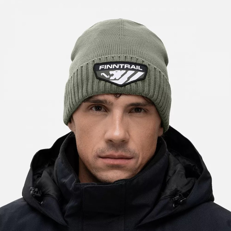 Шапка Finntrail Waterproof Hat 9729 Khaki, мембрана Hard-Tex, хаки, размер XL-XXL
