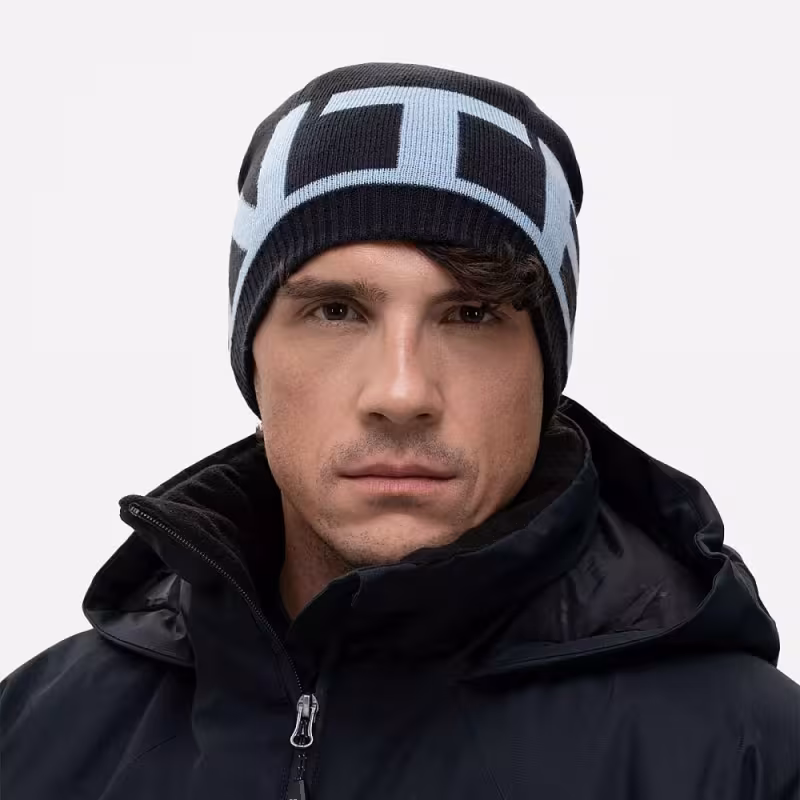 Шапка Finntrail Daily 9727 GraphiteBlue, акрил, черный/синий, размер XL-XXL