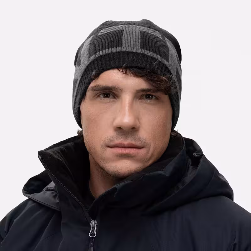 Шапка Finntrail Daily 9727  GraphiteGrey, акрил, черный/серый, размер M-L