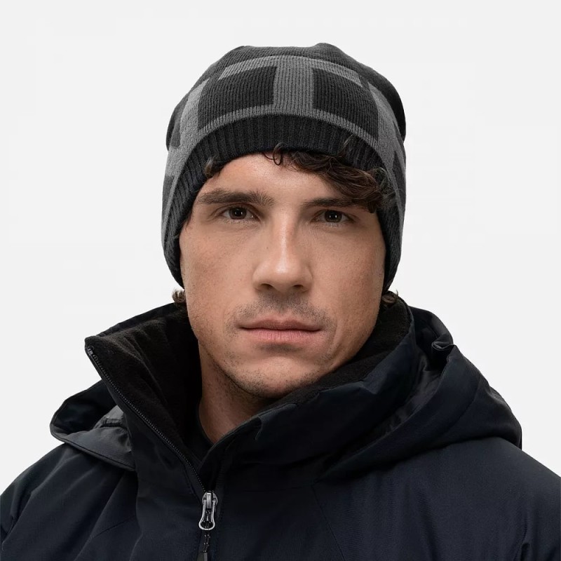 Шапка Finntrail Daily 9727 GraphiteGrey, акрил, черный/серый, размер XL-XXL