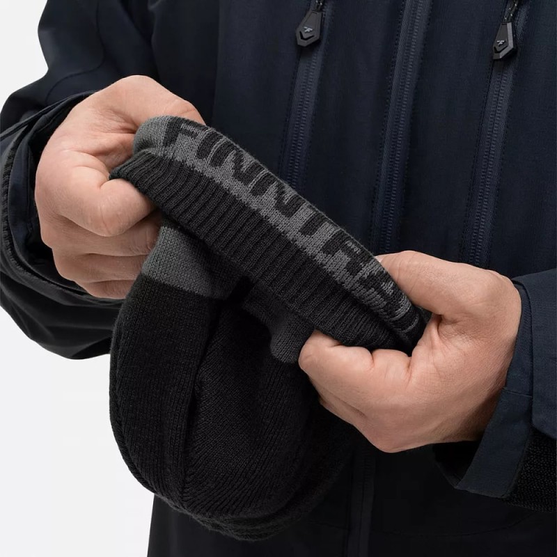 Шапка Finntrail Daily 9727 GraphiteGrey, акрил, черный/серый, размер XL-XXL