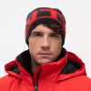 Шапка Finntrail Daily 9727 GraphiteRed, акрил, черный/красный, размер XL/XXL