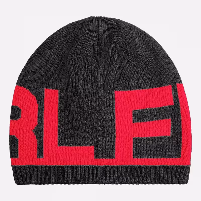 Шапка Finntrail Daily 9727 GraphiteRed, акрил, черный/красный, размер XL-XXL