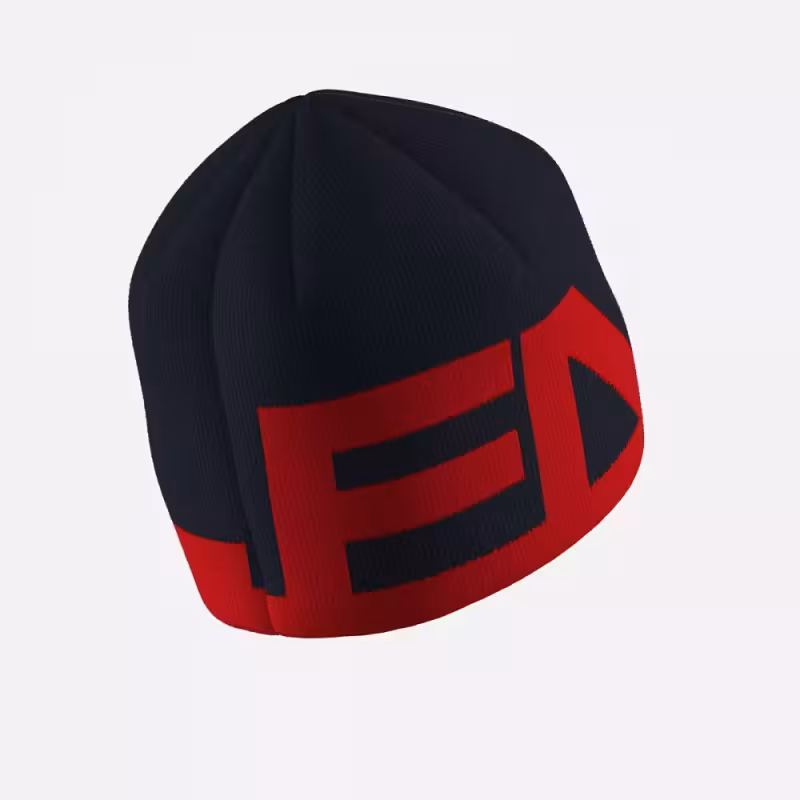 Шапка Finntrail Daily 9727 GraphiteRed, акрил, черный/красный, размер XL-XXL