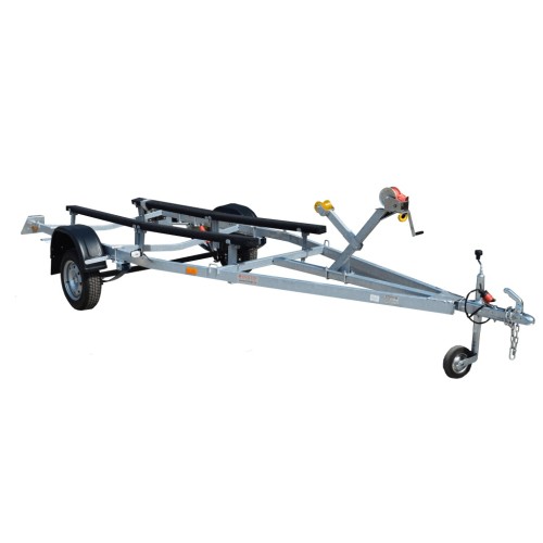 Прицеп лодочный одноосный Трейлер 82944С Дельфин 5.2, ложементы, опорное колесо