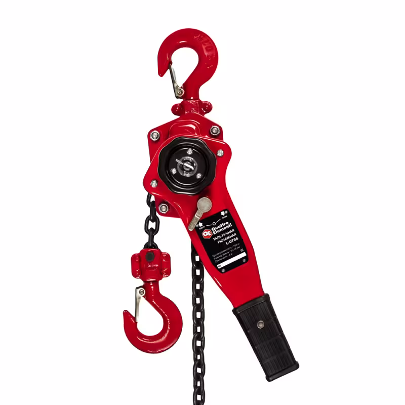 Таль рычажная цепная Quattro Elementi L-0756, 0.75 т, 6 м