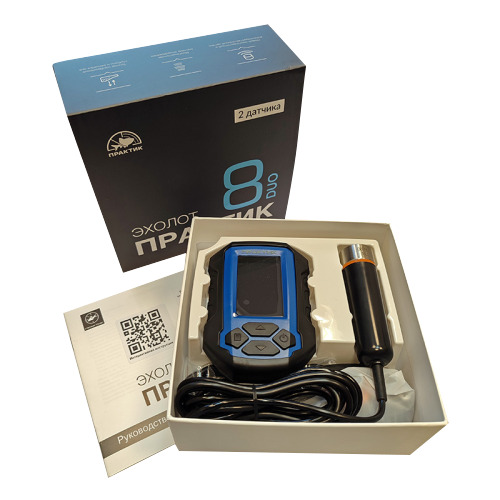 Эхолот портативный Практик 8 DUO со структурным датчиком