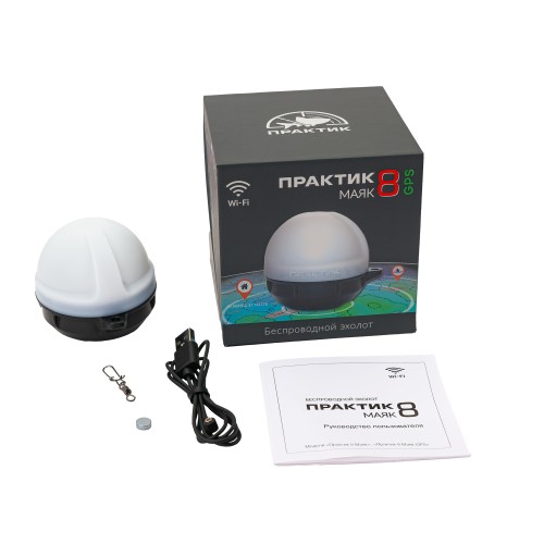 Эхолот портативный Практик 8 Маяк GPS