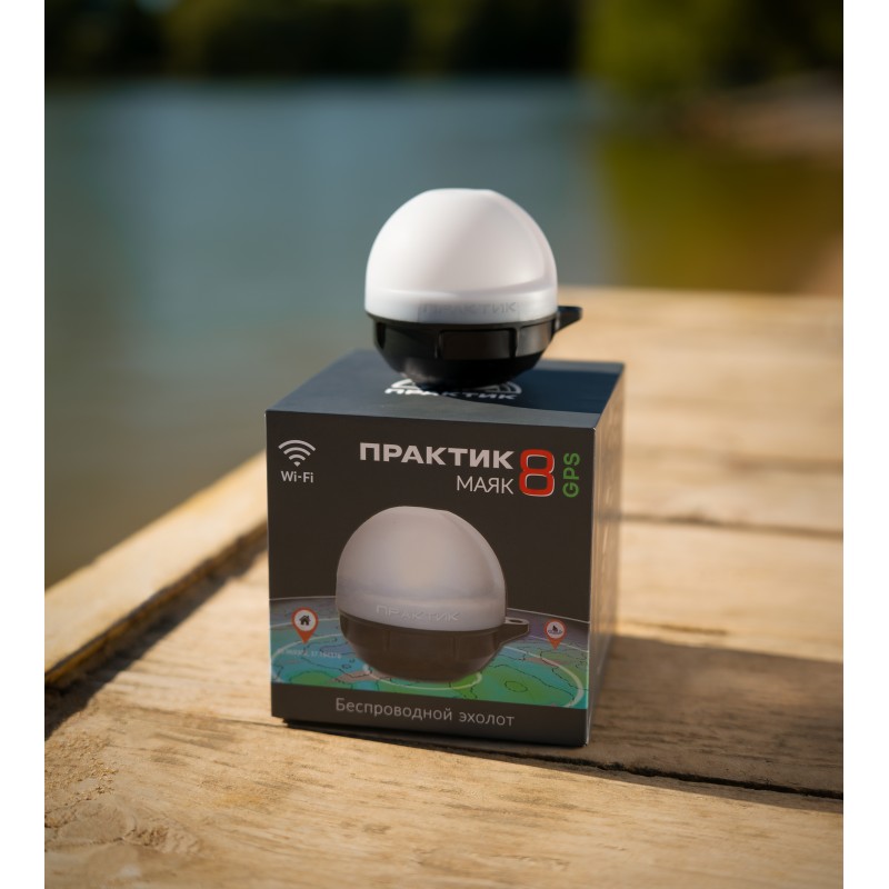 Эхолот портативный Практик 8 Маяк GPS