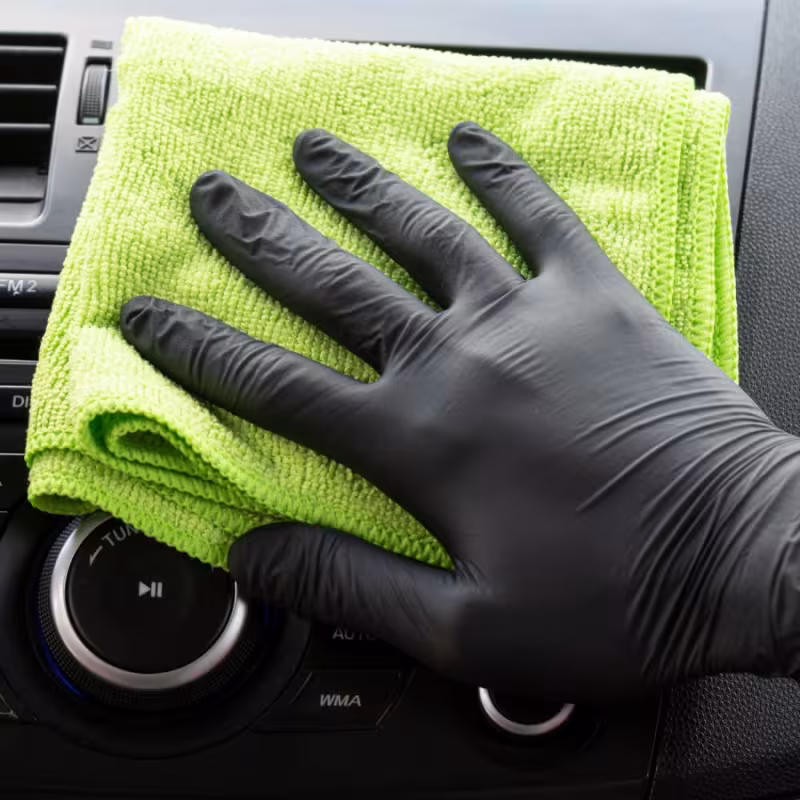 Набор салфеток из микрофибры AVS A78285S, 30х30 см, 10 шт