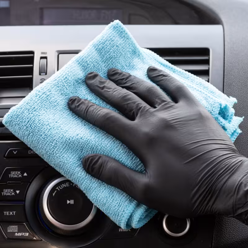 Набор салфеток из микрофибры AVS A78285S, 30х30 см, 10 шт