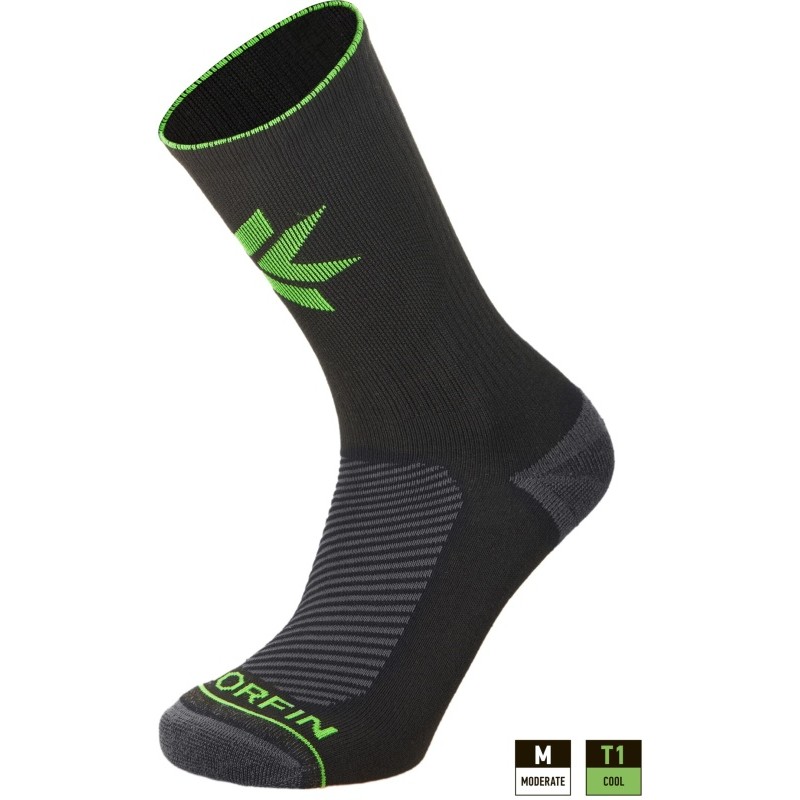 Термоноски Norfin T1M Element Hiking Coolmax Grew, черный, размер 42-44