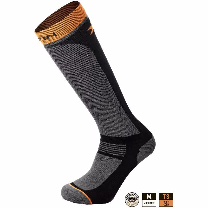 Термоноски Norfin T3M Nordic Merino Long, серый, размер 42-44