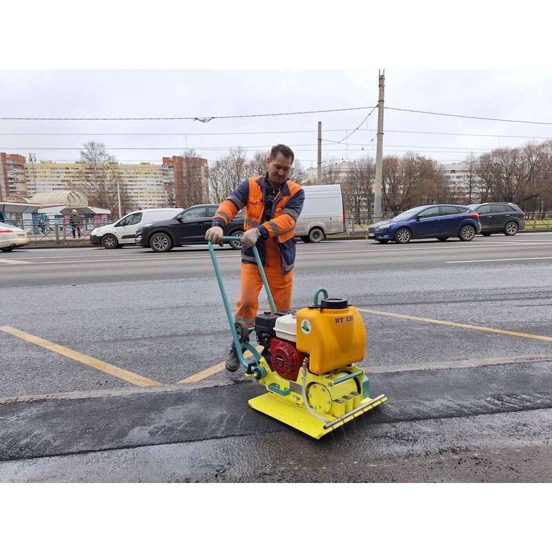 Виброплита бензиновая Техком ВТ 120-20H Князь