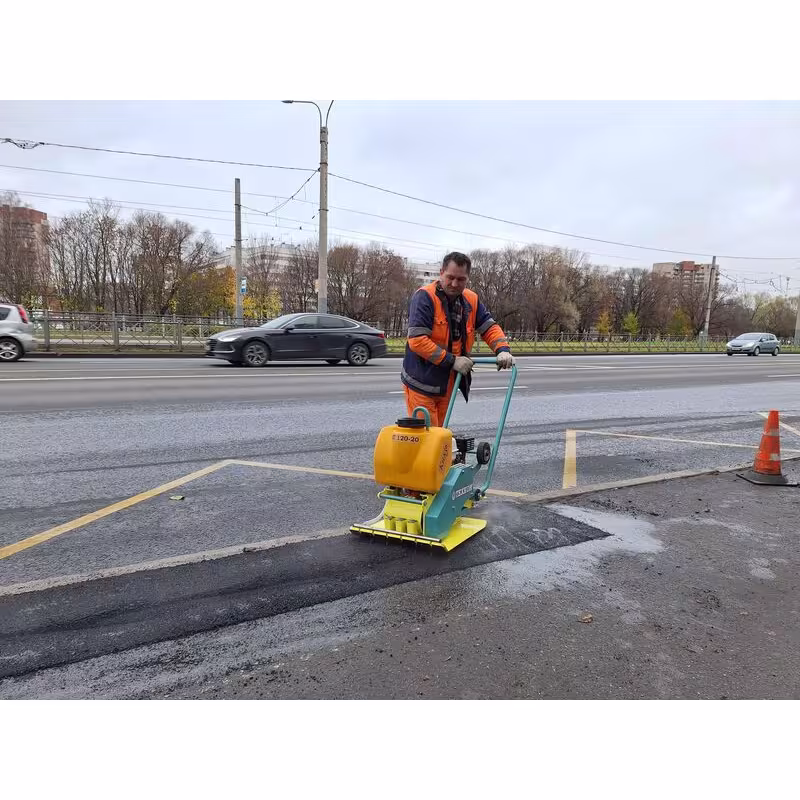 Виброплита бензиновая Техком ВТ 120-20H Князь