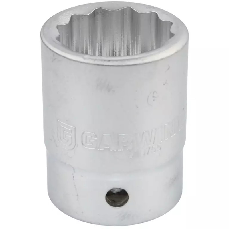 Головка торцевая низкая Garwin 610755-27, 12-гранная, 27 мм, 3/4