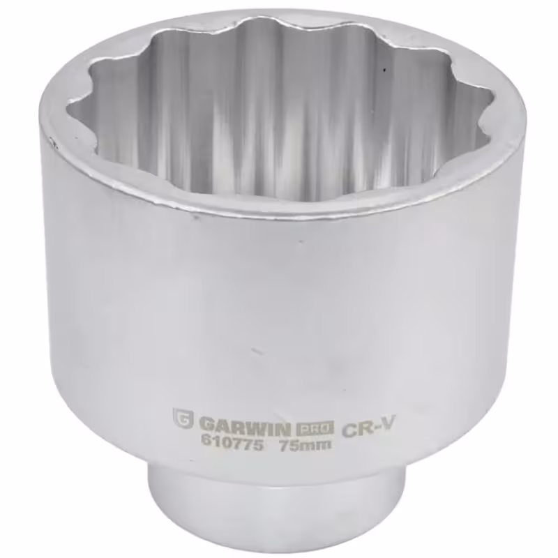 Головка торцевая Garwin Pro 610775-75, 12-гранная, 75 мм, 1