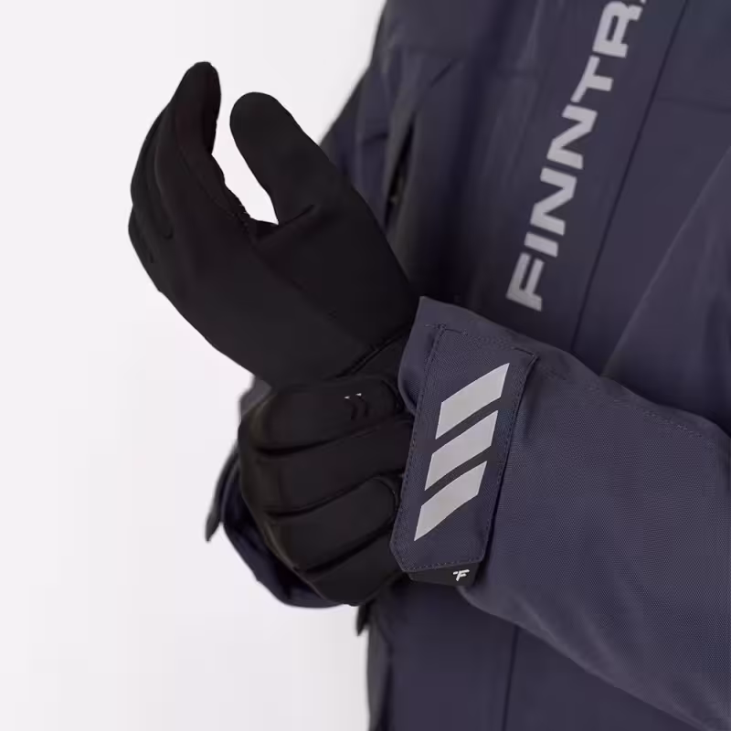 Перчатки Finntrail Venom 2706 Graphite, Softshell (Софтшелл), черный, размер L