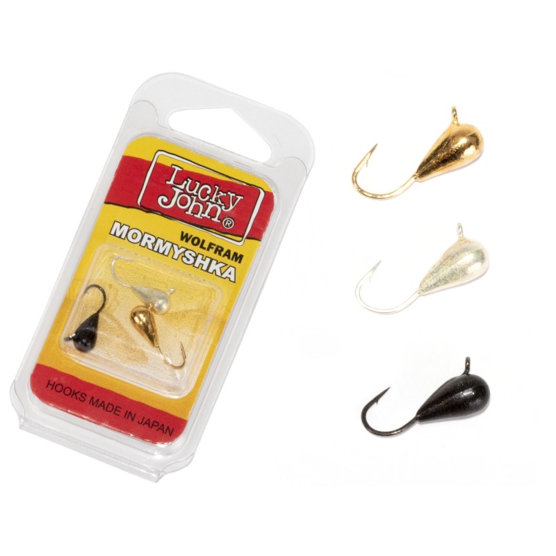 Мормышки вольфрамовые Lucky John LJTM-015SET,  0.79 гр, 4 мм (3 шт)