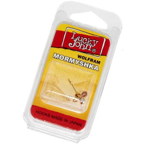 Набор мормышек вольфрамовых Lucky John LJTM-006SET, 3 мм, 0.22 г, цвет G/S/C