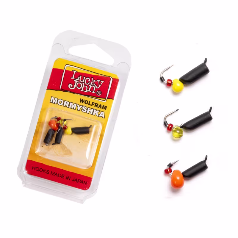 Мормышки вольфрамовые Lucky John LJTM-035SET,  по 0.65/0.70/1 гр (3 шт)