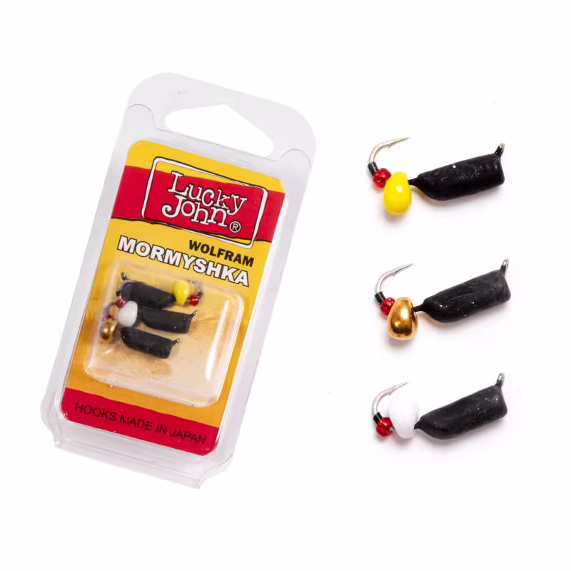 Мормышки вольфрамовые Lucky John LJTM-033SET, 1.55 гр x 9.3 мм (3 шт)