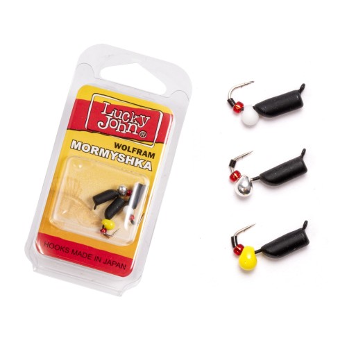 Мормышки вольфрамовые Lucky John LJTM-031SET, 7.8 мм x1 гр (3 шт)
