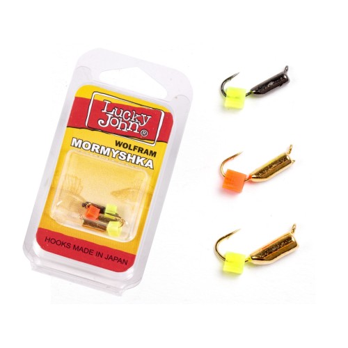 Набор мормышек вольфрамовых Lucky John LJTM-020SET, 0.3/0.4/0.9 г