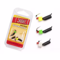 Мормышки вольфрамовые Lucky John LJTM-024SET,  по 0.65/0.70/1 гр (3 шт)
