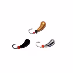 Мормышки свинцовые Lucky John 8219-02N,  по 0.7 гр, 3.5 мм (3 шт)