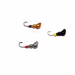 Мормышки свинцовые Lucky John 8219-03N, по 0.7 гр, 3.5 мм (3 шт)