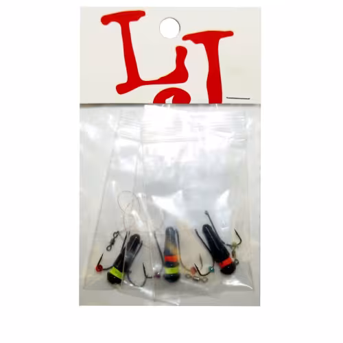 Мормышки свинцовые Lucky John Балда Неон Mix2, 5 гр (3 шт)