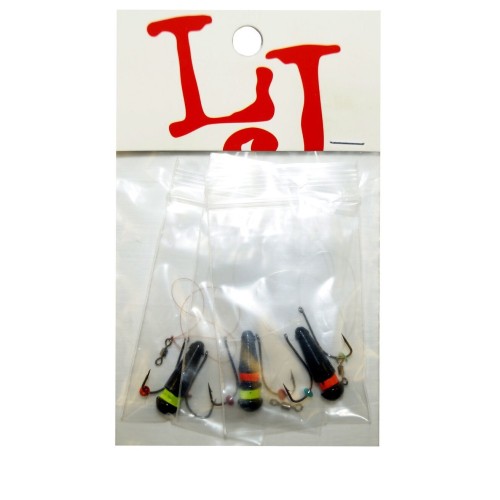 Мормышки свинцовые Lucky John Балда Неон Mix2, 5 гр (3 шт)