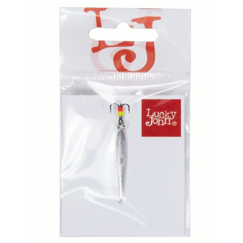 Блесна зимняя Lucky John Сенеж 8189-16S,  3.5 см,  2.15 гр, цвет серебро