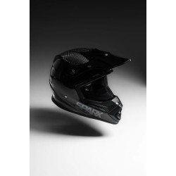 Мотошлем Sparx Nix Carbon 3K, черный/серый, размер M