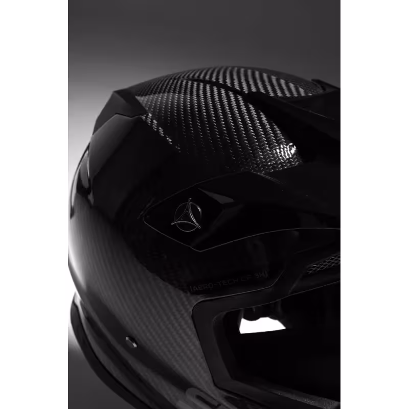 Мотошлем Sparx Nix Carbon 3K, черный/серый, размер L