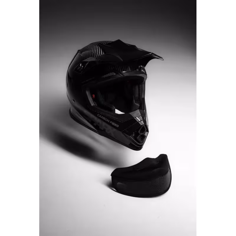 Мотошлем Sparx Nix Carbon 3K, черный/серый, размер XL