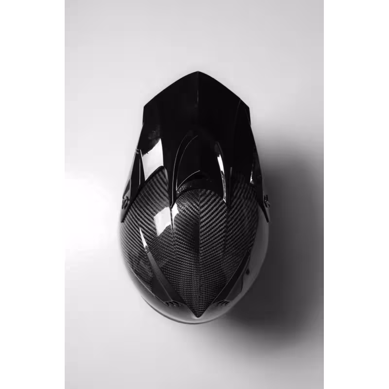 Мотошлем Sparx Nix Carbon 3K, черный/серый, размер 2XL