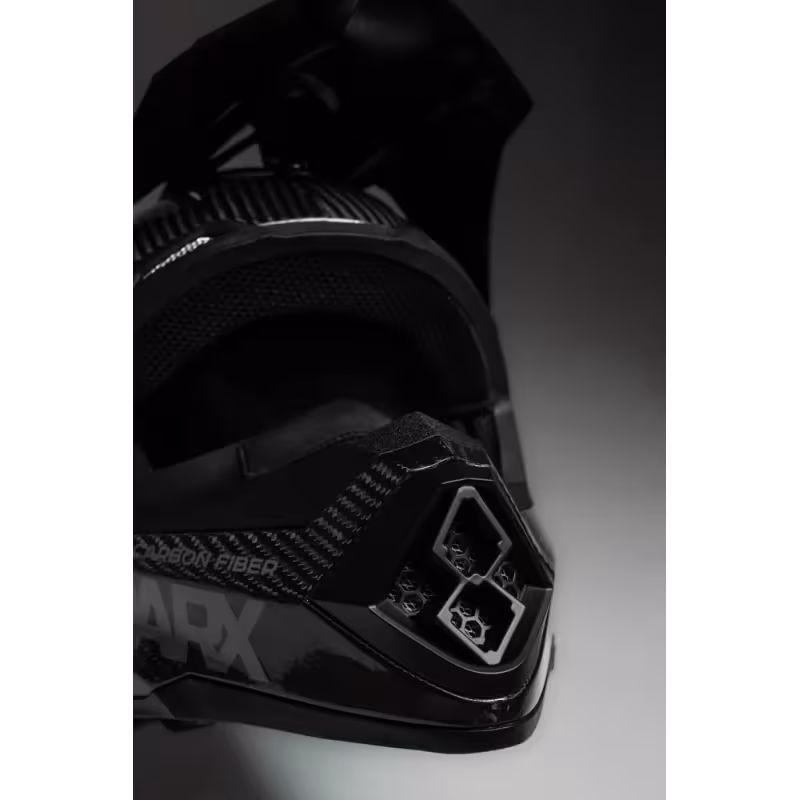 Мотошлем Sparx Nix Carbon 3K, черный/серый, размер 2XL