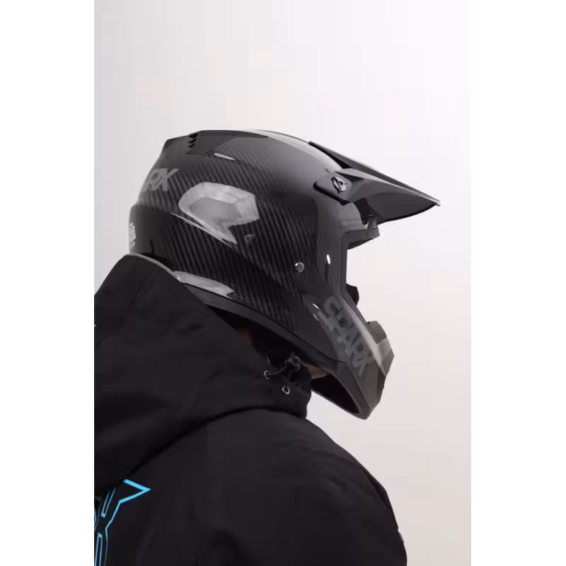 Мотошлем Sparx Nix Carbon 3K, черный/серый, размер 2XL