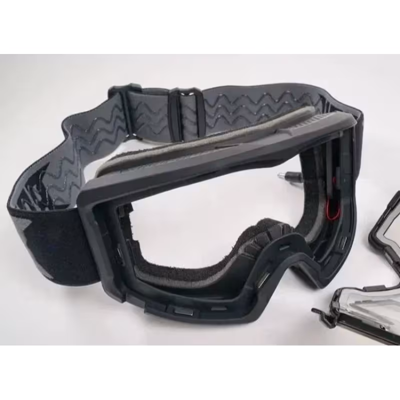 Мотоочки с подогревом RSX Polestar Winter, черный/синий