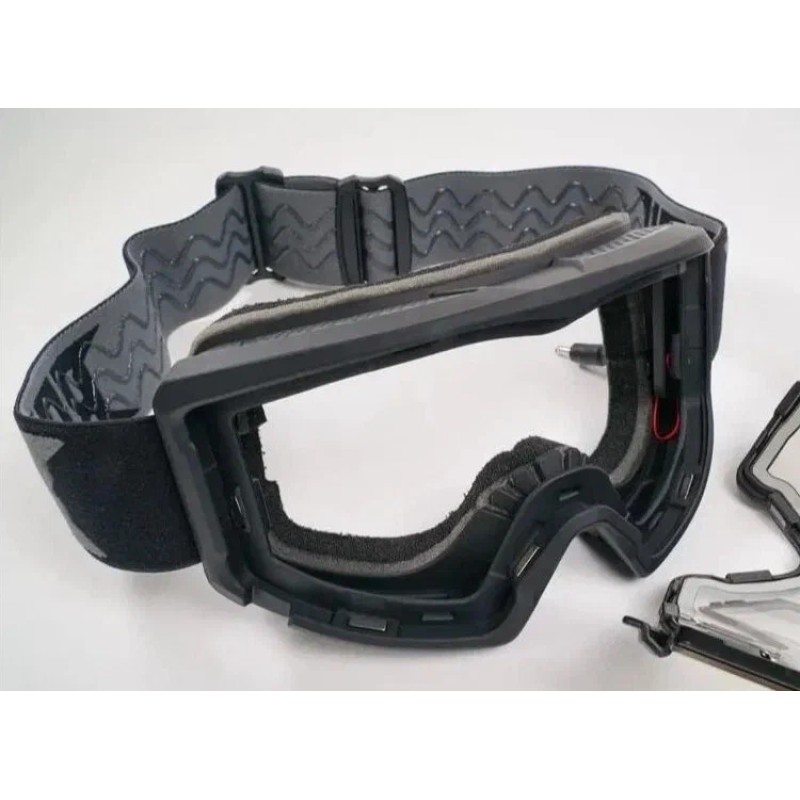 Мотоочки с подогревом RSX Polestar Winter, черный/синий