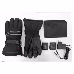 Мотоперчатки с подогревом RSX Arctic, черный, размер L